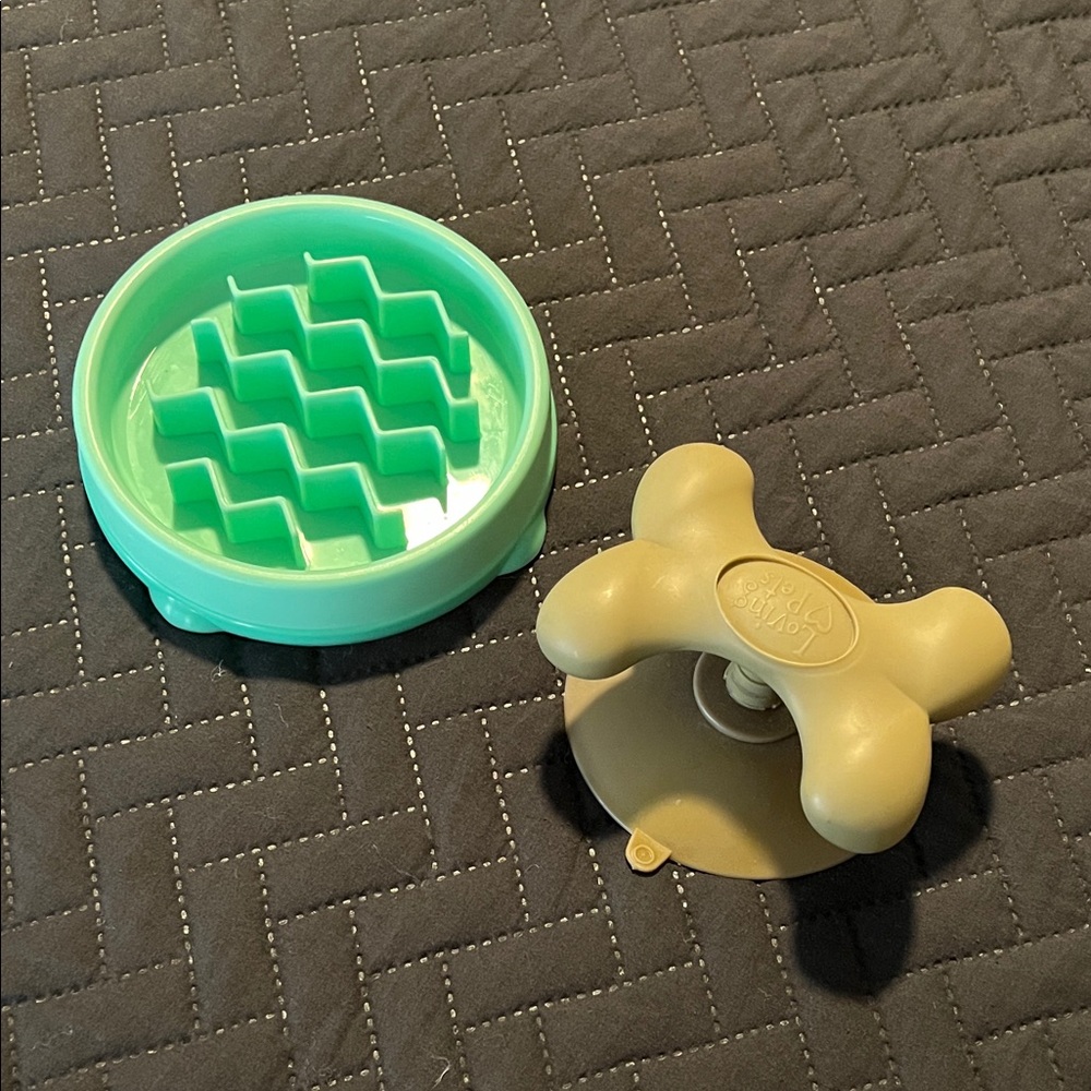 Set of Slow Feeders - bowl and bone for any bowl